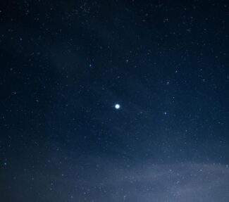 Star shining in the sky