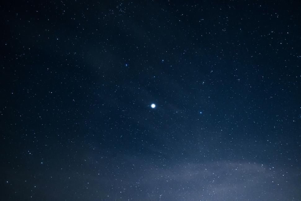 Star shining in the sky