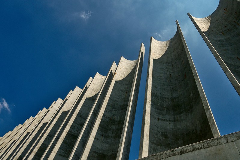 Wind barrier in the Netherlands