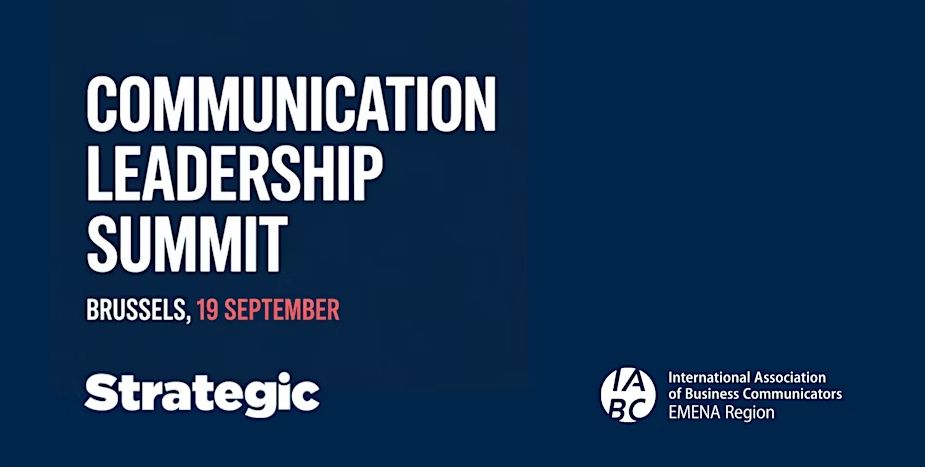 Communication Leadership Summit, Brussels, 19 September