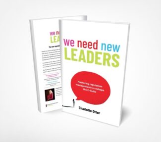 Back and front cover of We Need New Leaders by Charlotte Otter