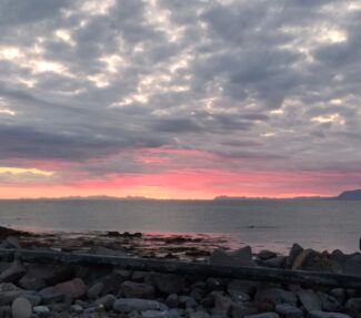 Summer sunrise in Iceland