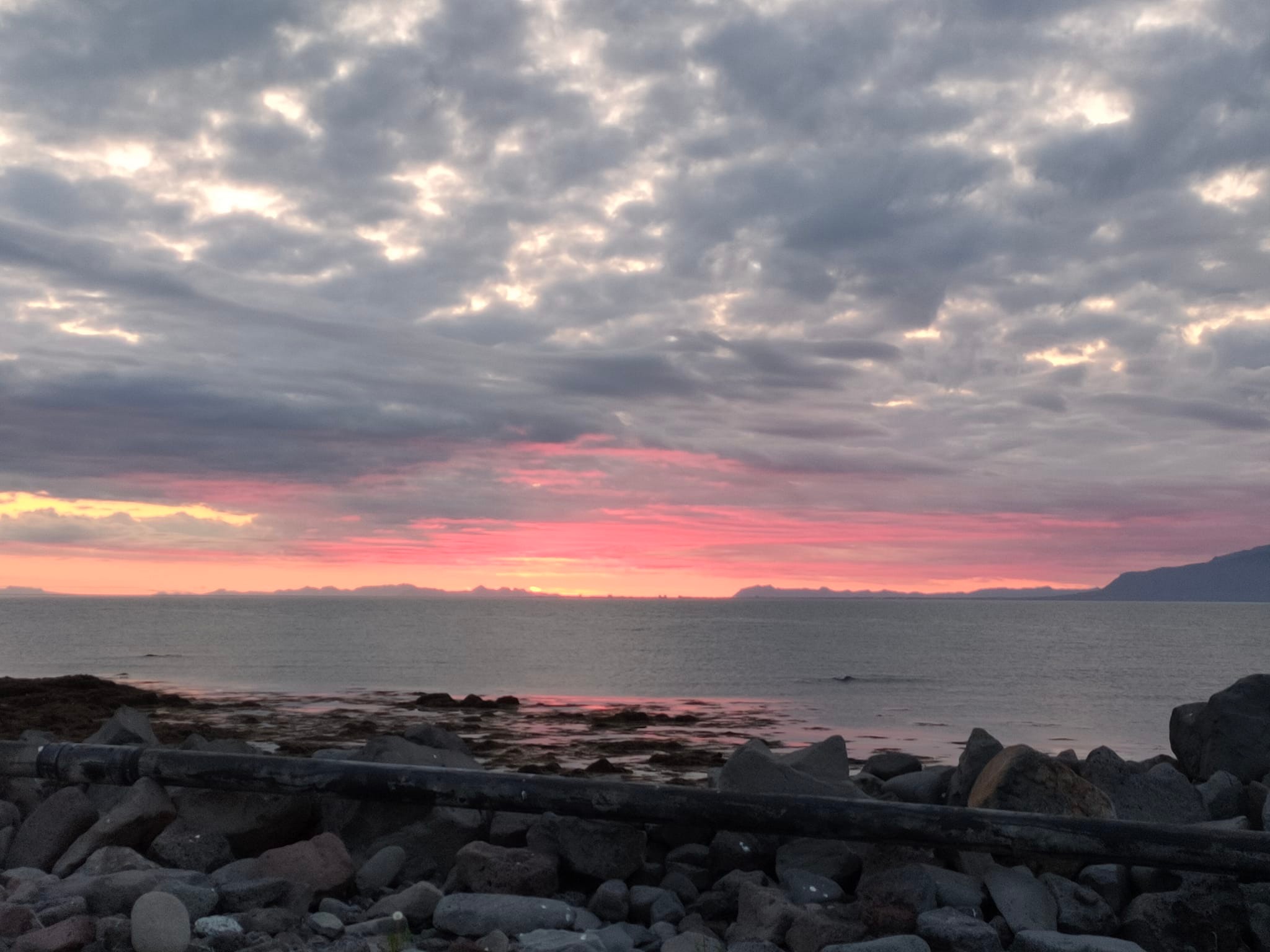 Summer sunrise in Iceland