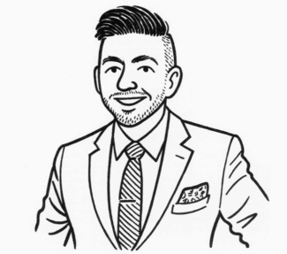 Sketch of author Kevin Perez-Allen