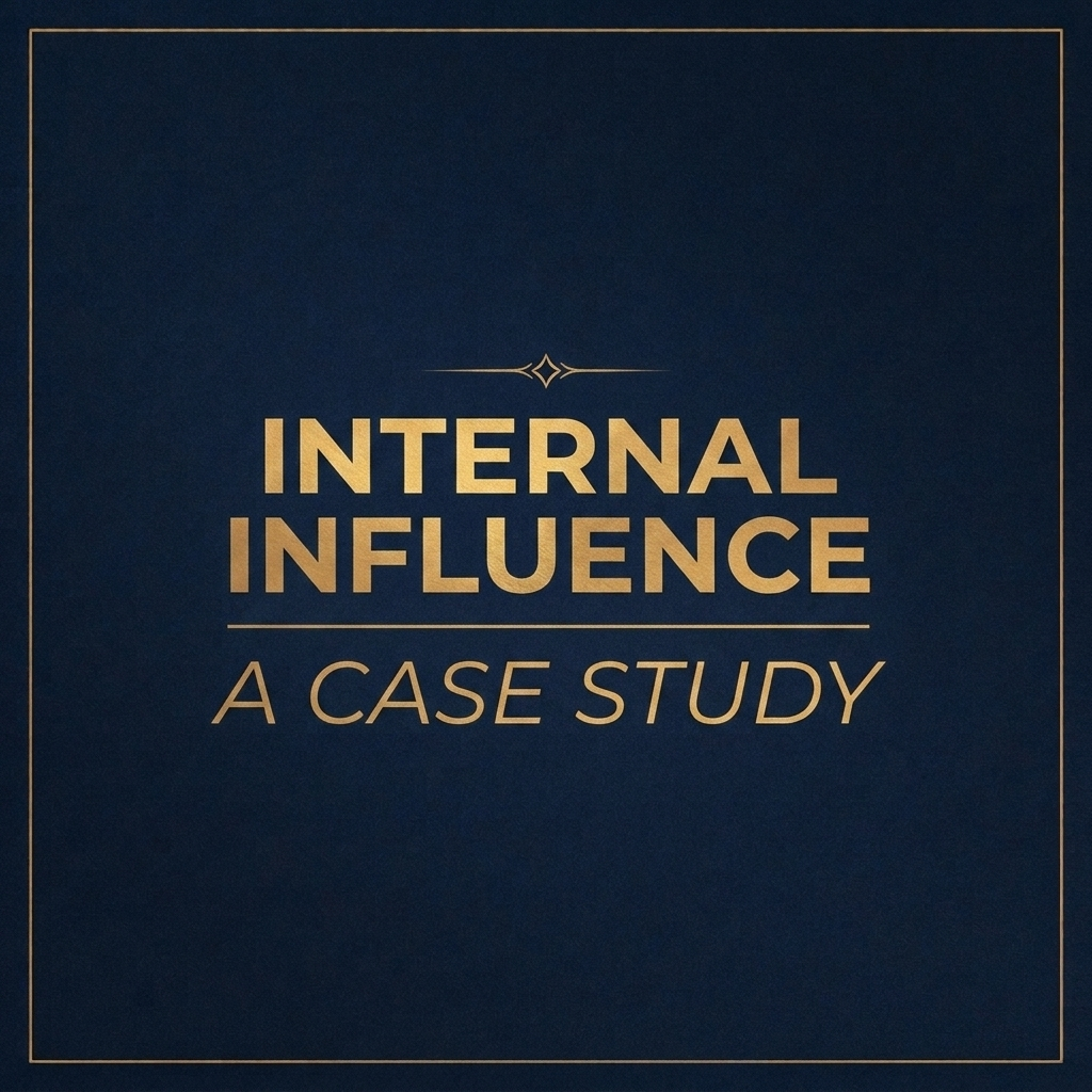 "internal influence: a case study"